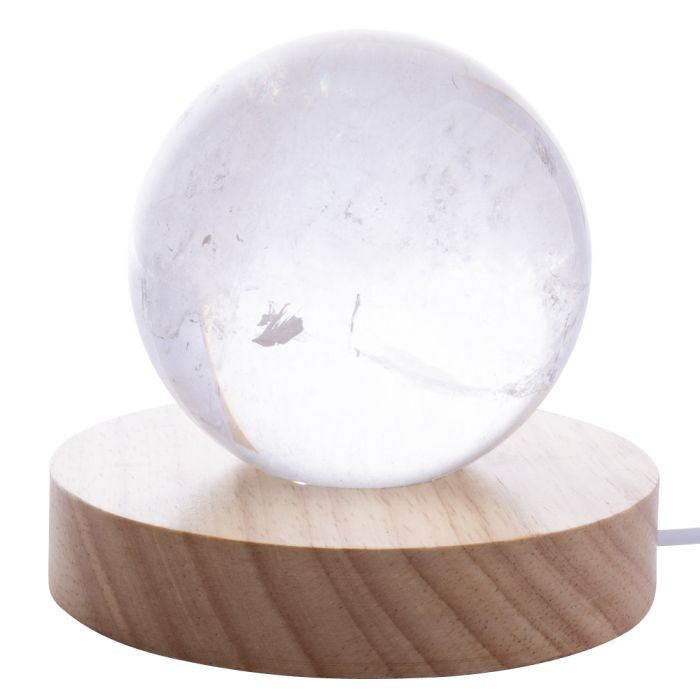 Polished Rock Crystal 75mm AAA Grade Sphere, Brazil (0.597kg) NETT