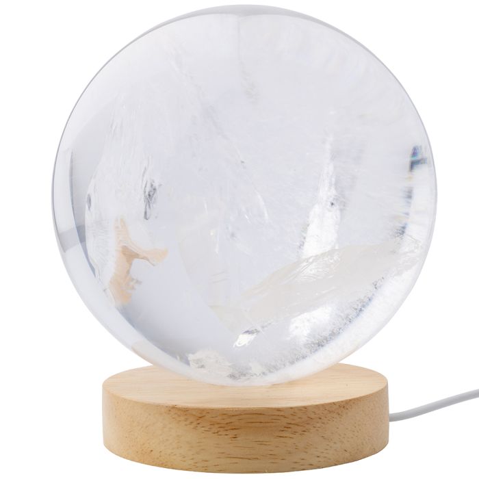 Polished Rock Crystal 135mm AAA Grade Sphere, Brazil (3.185kg) SPECIAL