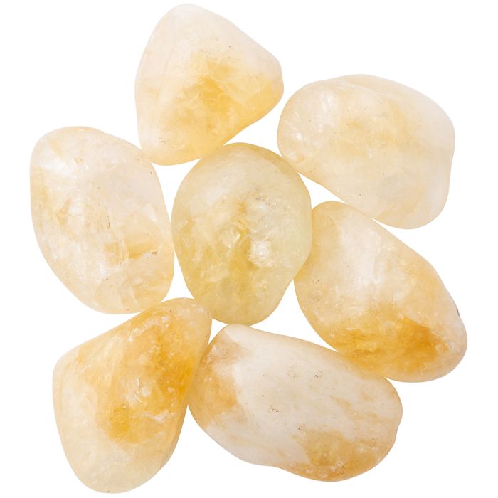 Citrine Heat Treated B Grade Extra Large Tumblesone 40-50mm, Brazil (250g) NETT