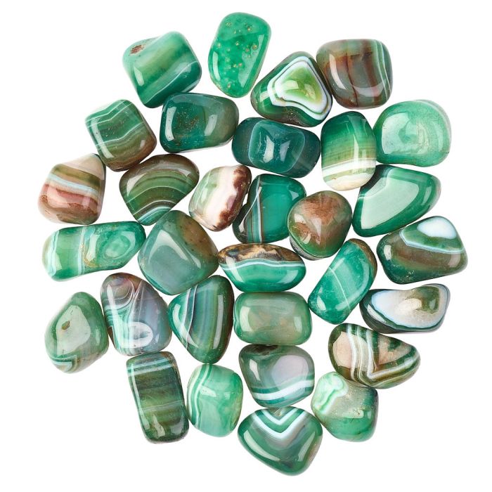 Green and white agate hotsell