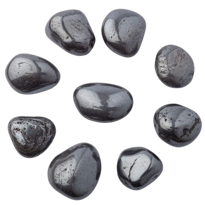 Hematite 2nd Quality Large Tumblestone 30-40mm, Brazil (250g) NETT