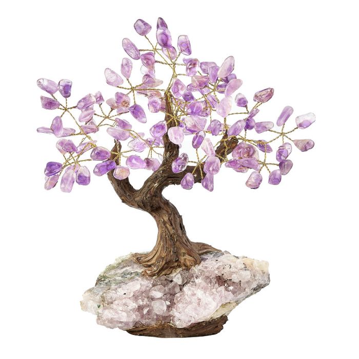 Amethyst Bonsai Tree on Amethyst base, (1pc) NFD