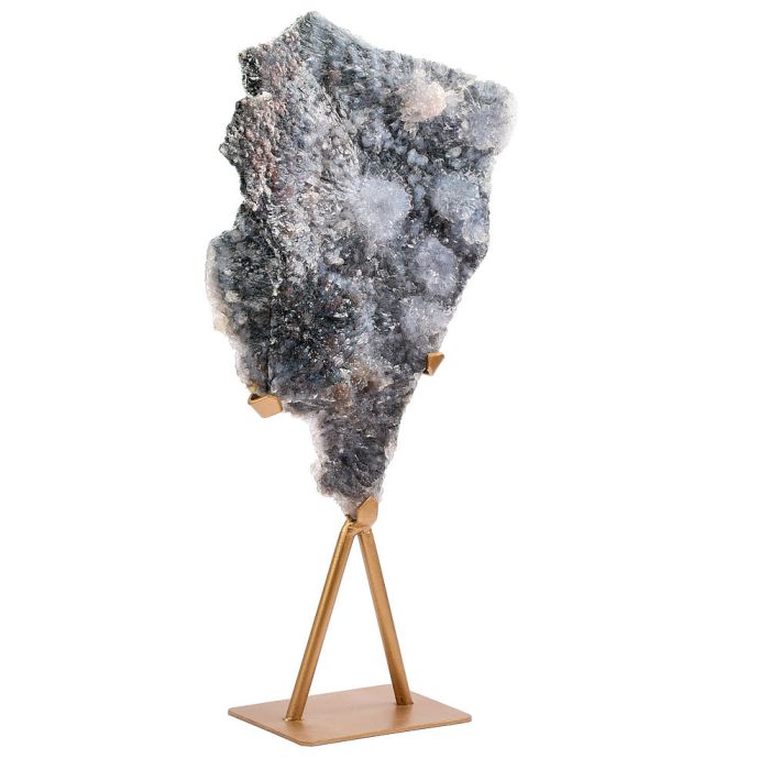 Amethyst Druze on Gold Stand 1.15kg (1pc)