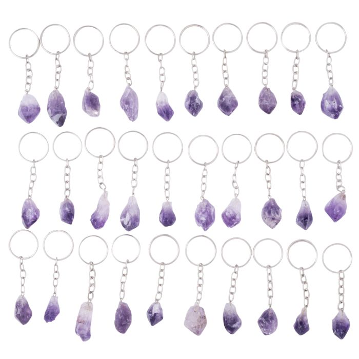 Amethyst Point Mini Keyring (30pcs) NETT