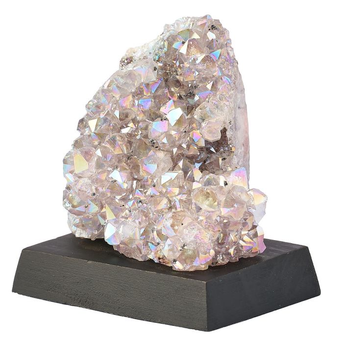 Pearl Amethyst Druze with base (Large) Approx 3-4" (1pc) 