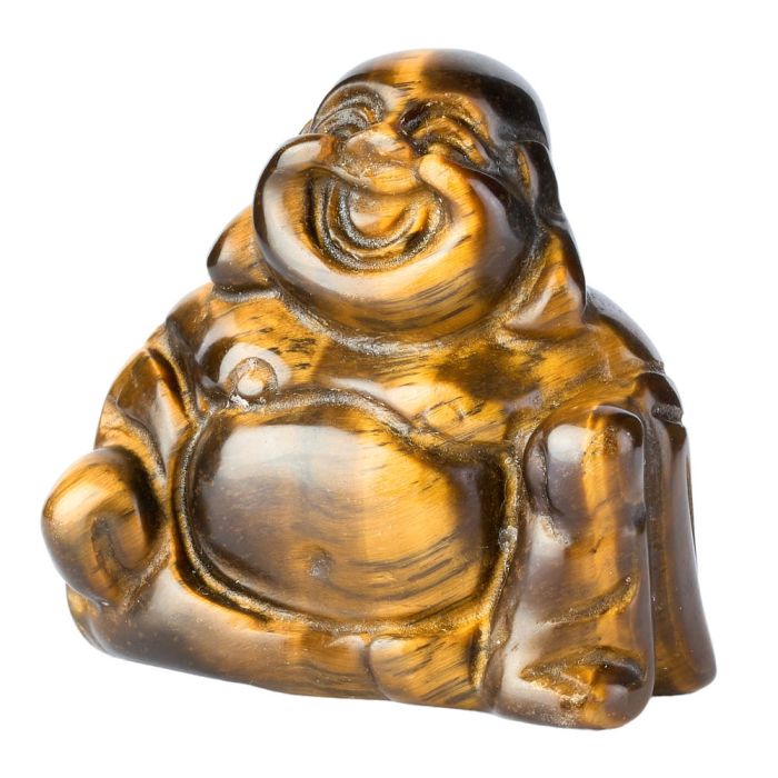 Tiger Eye Buddha, 28x30mm (1pc) NETT