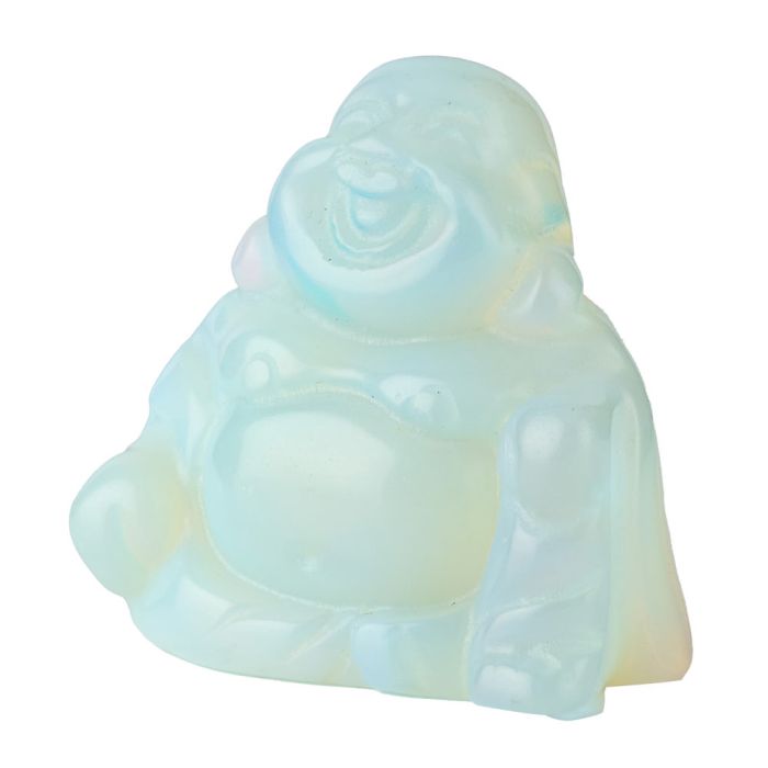 Opalite Buddha, 28x30mm (1pc) NETT