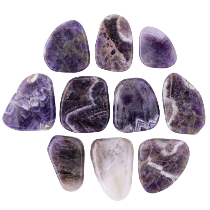 Amethyst 35-45mm Smooth Stones (10pcs) NETT