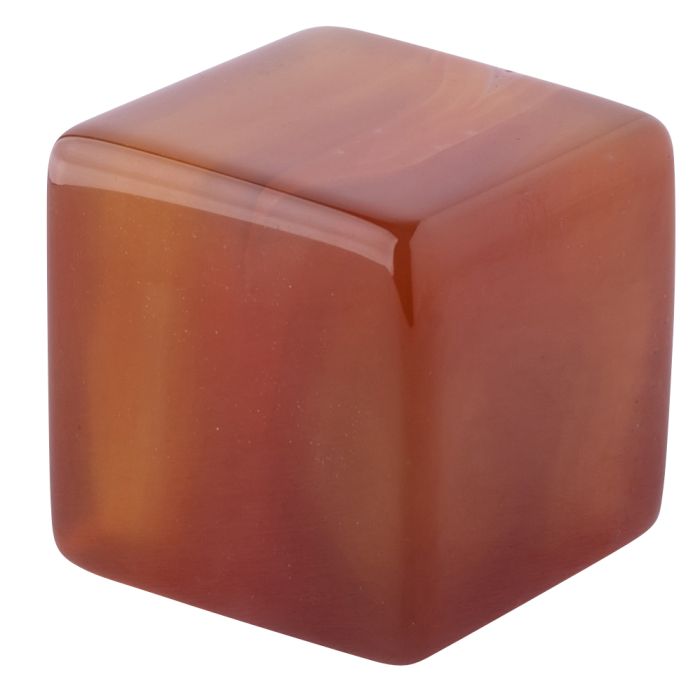 Carnelian Cube 20mm (1pc) NETT