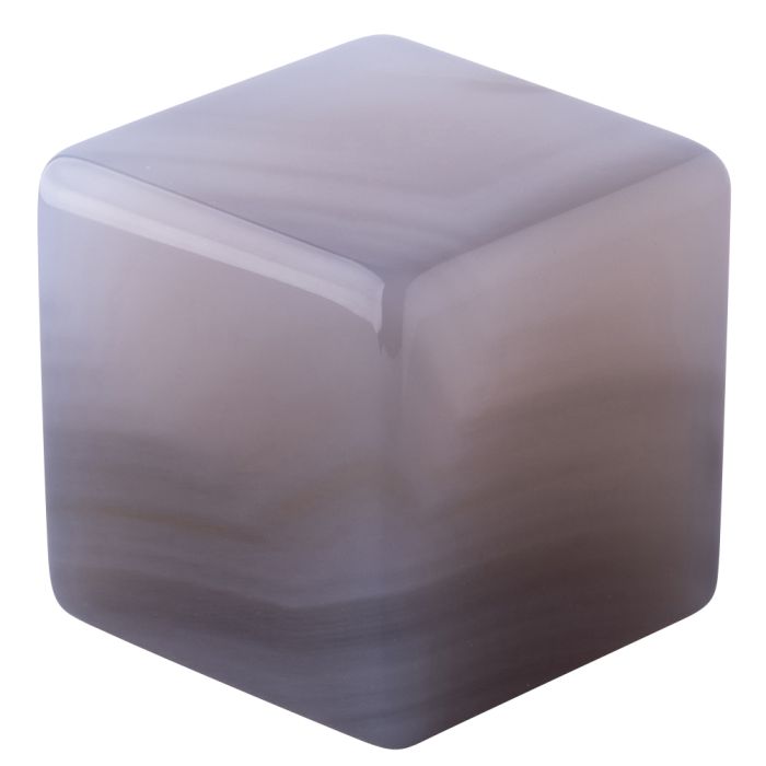 Grey Agate Cube 20mm (1pc) NETT