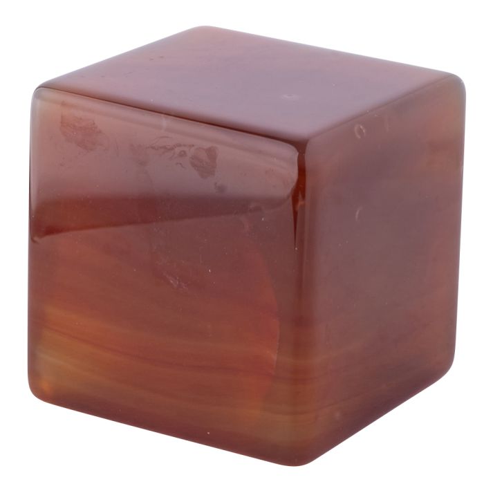 Carnelian Cube 30mm (1pc) NETT