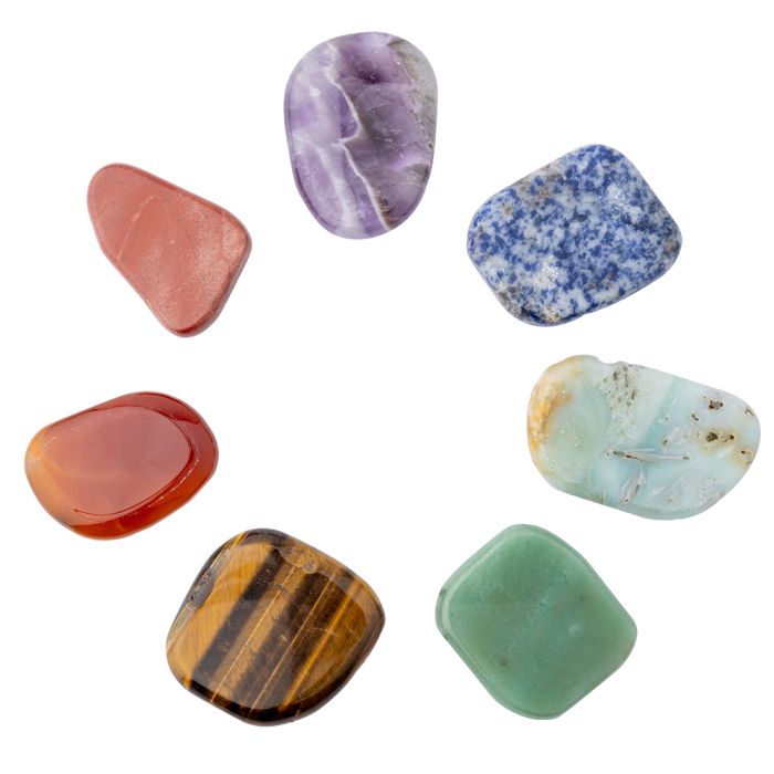 Chakra Smoothstones 35-45mm, China (7pcs) NETT