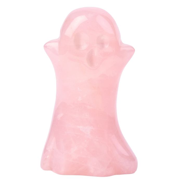 Rose Quartz Mini Ghost Carving 30x50mm (1pc) NETT