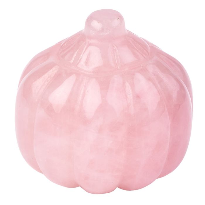 Rose Quartz Mini Pumpkin Carving 25mm (1pc) NETT