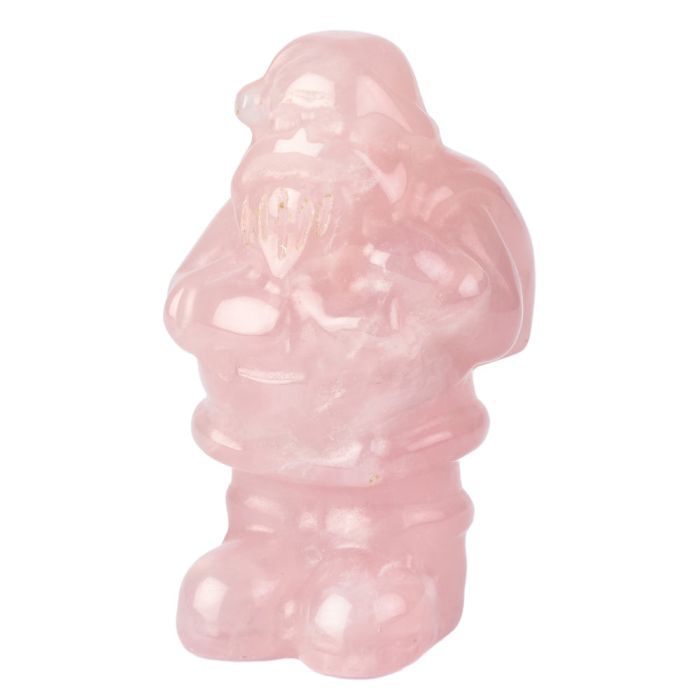 Rose Quartz Santa Claus 40mm (1pc) NETT