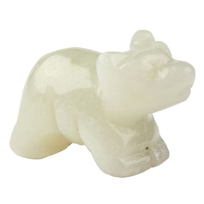 New Jade Bear Carving (1pc)