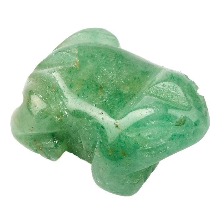 Green Aventurine Frog Carving (1pc)