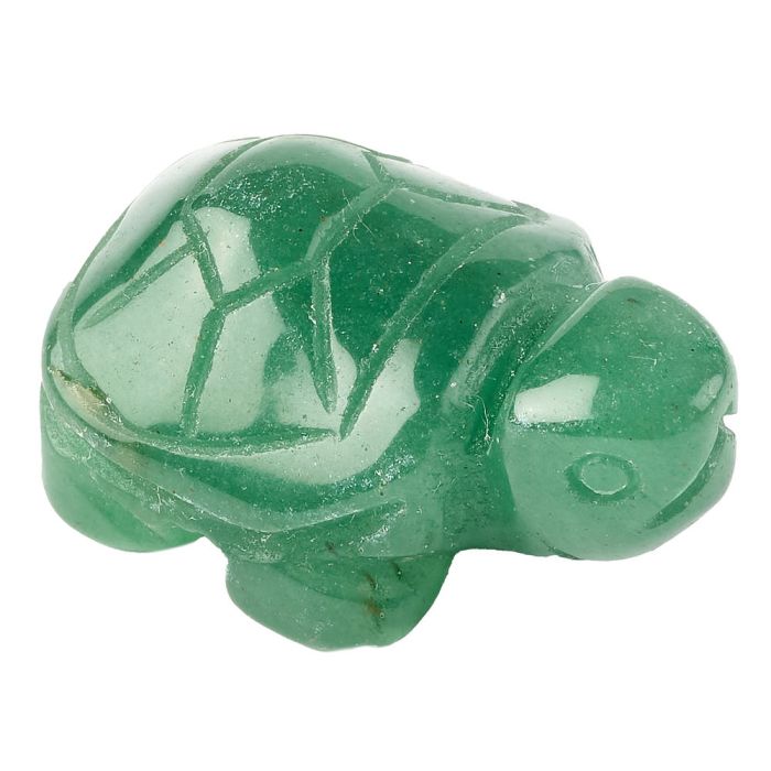 Green Aventurine Turtle Carving (1pc)