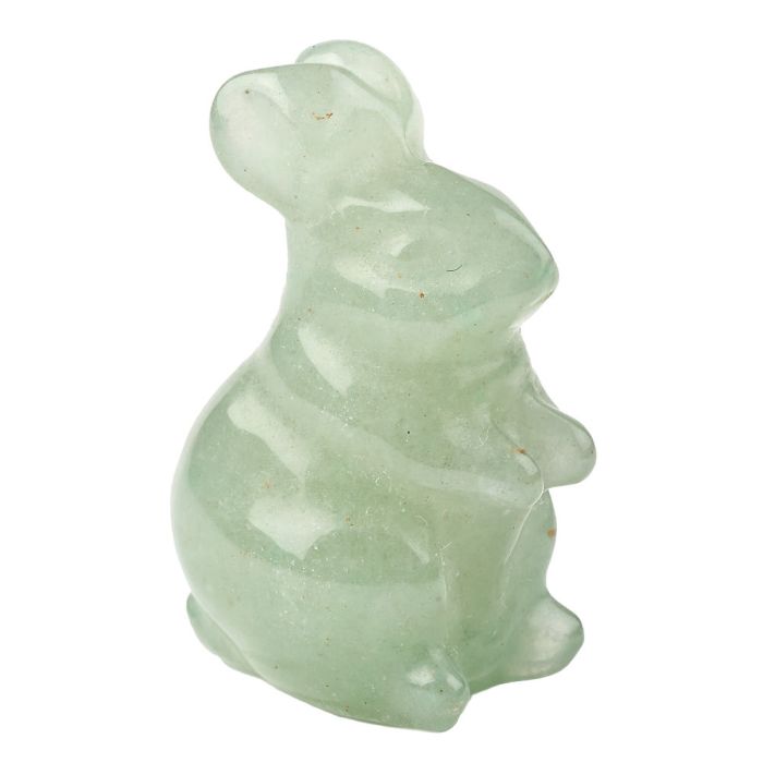 Green Aventurine Rabbit Carving (1pc)