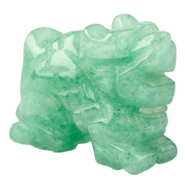 Green Aventurine Dragon Carving (1pc)
