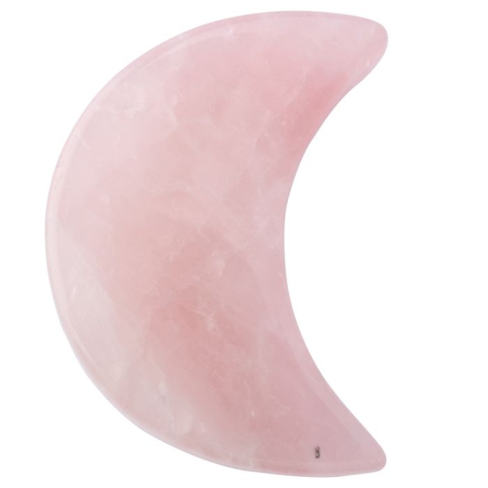 Rose Quartz 30mm Moon (1pc) NETT