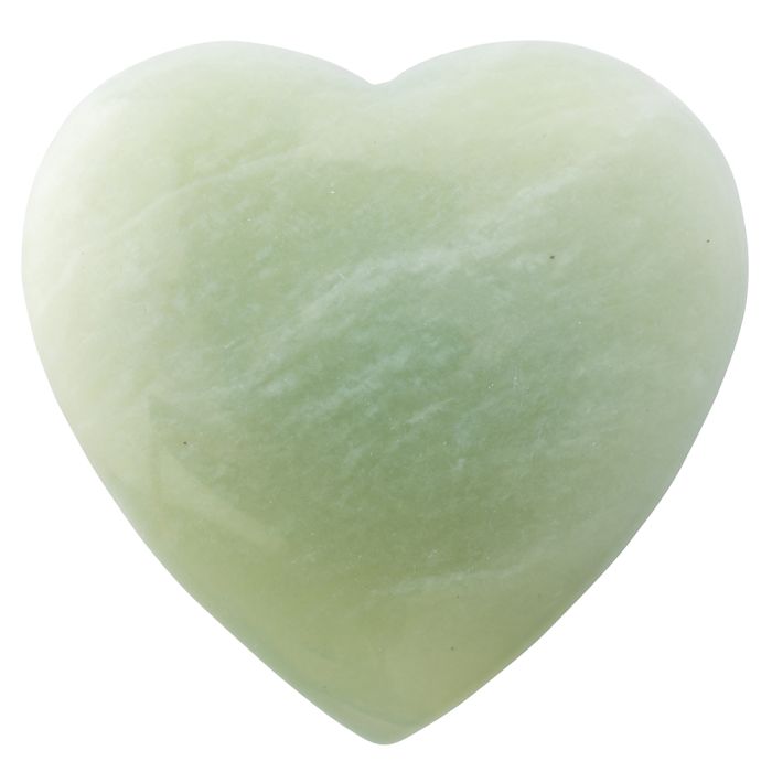 New Jade Heart, 40x40mm (1pc) NETT