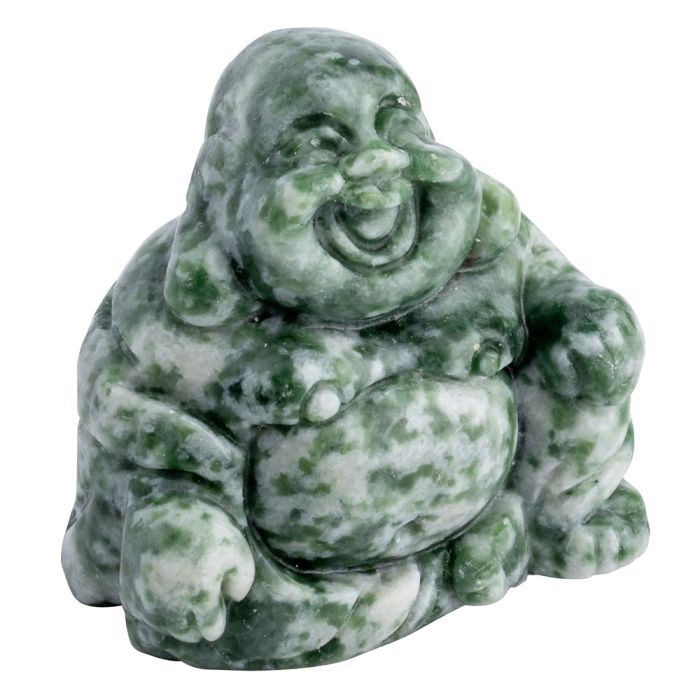 Snake Dragon Jade Buddha, 28x30mm (1pc) NETT