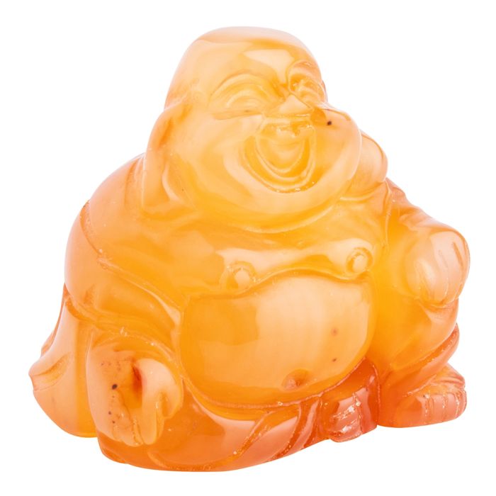 Carnelian Buddha, 28x30mm (1pc) NETT