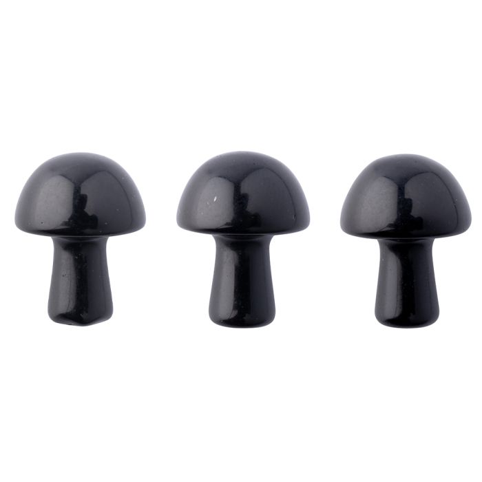 Black Obsidian Mushroom (3pc) NETT