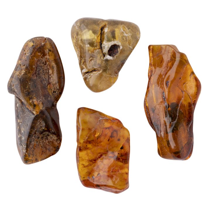 Amber Tumblestone 6-8g per pc, Lithuania (25g) NETT