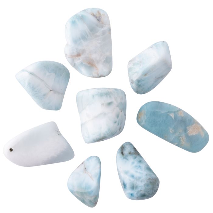 Larimar A Grade Medium Tumblestone 20-30mm, Dominican Republic (50g) NETT