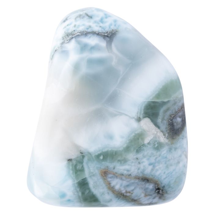 Larimar B Grade Tumblestone 40-45g, Dominican Republic (1pc) NETT