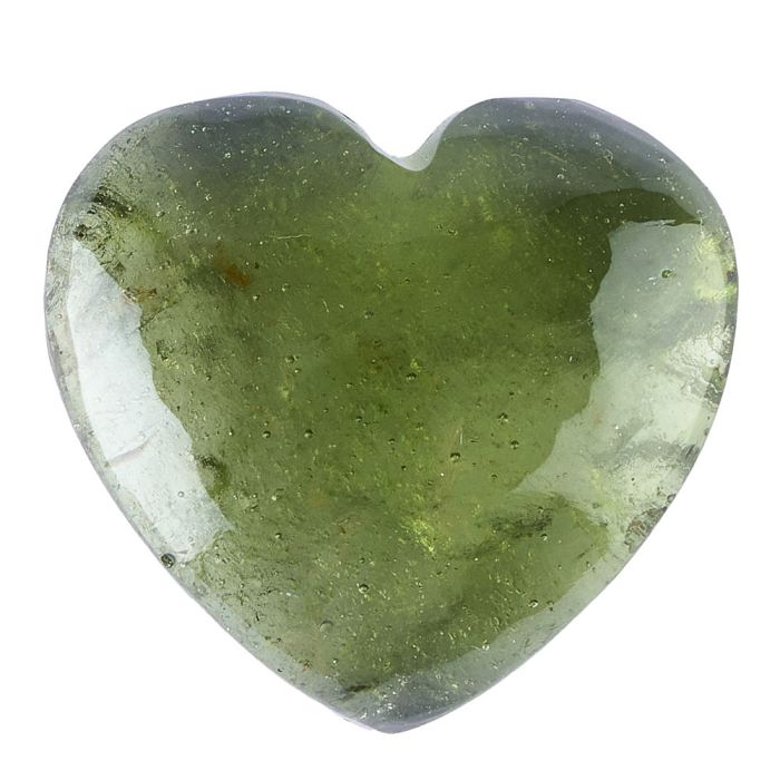 Moldavite Heart Carving 2.28g (1pc)