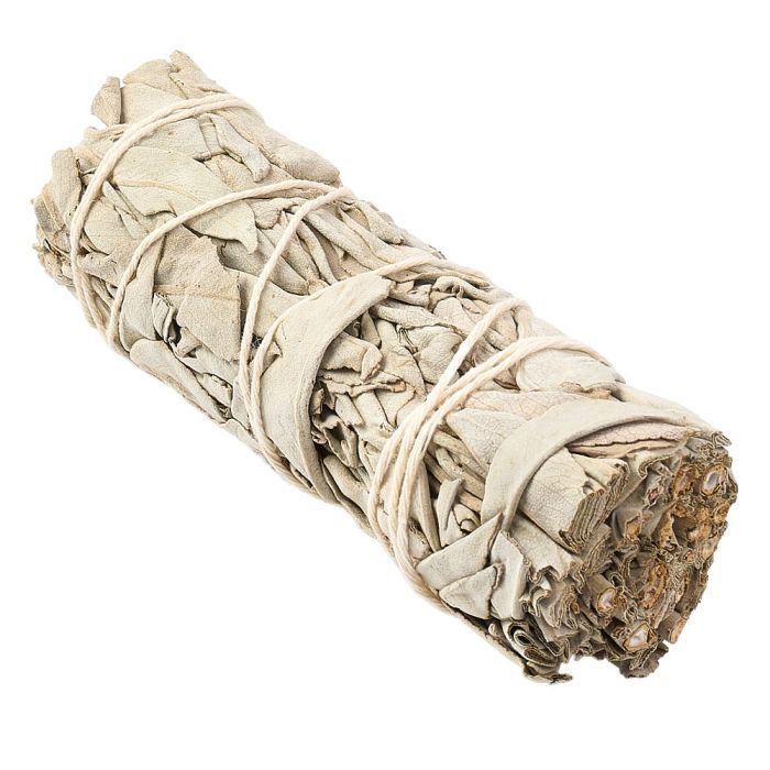 White Sage Smudge Stick 4", USA (1pc) NETT