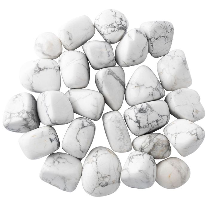 Howlite Jumbo Tumblestone Refill (25pcs) NETT