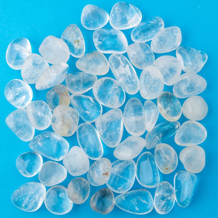 Rock Crystal (Clear Quartz) Tumblestone Refill (50pcs) NETT