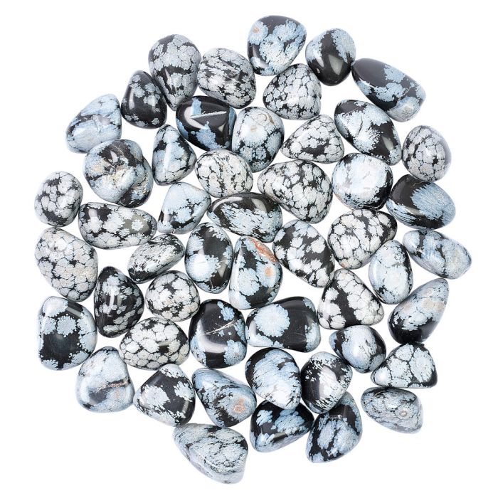Snowflake Obsidian Tumblestone Refill (50pcs) NETT