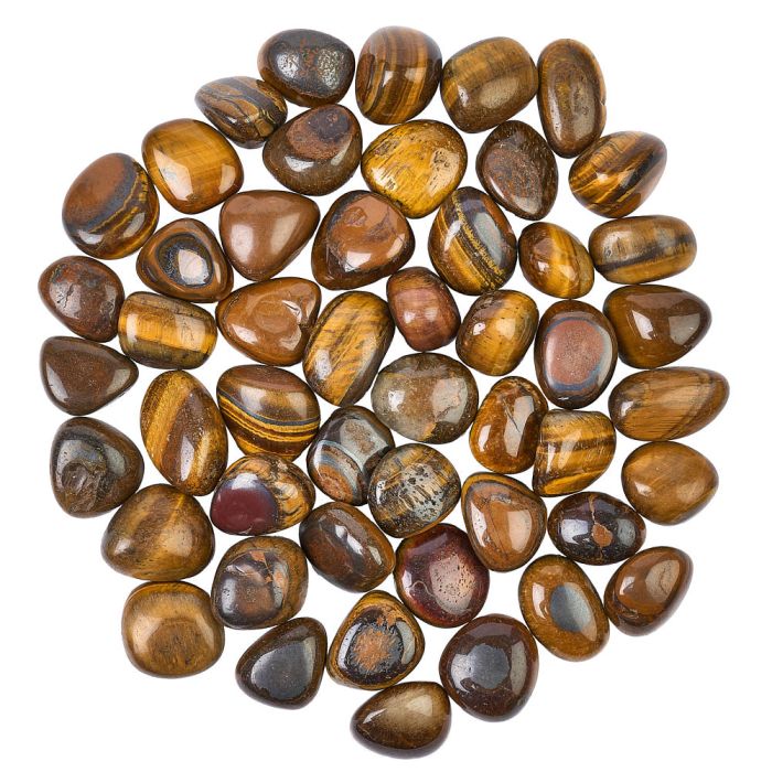 Gold Tiger Eye Tumblestone Refill (50pcs) NETT