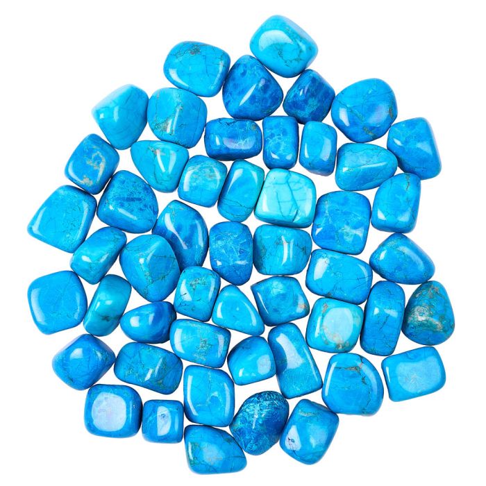 Blue Howlite (Dyed) Tumblestone Refill (50pcs) 