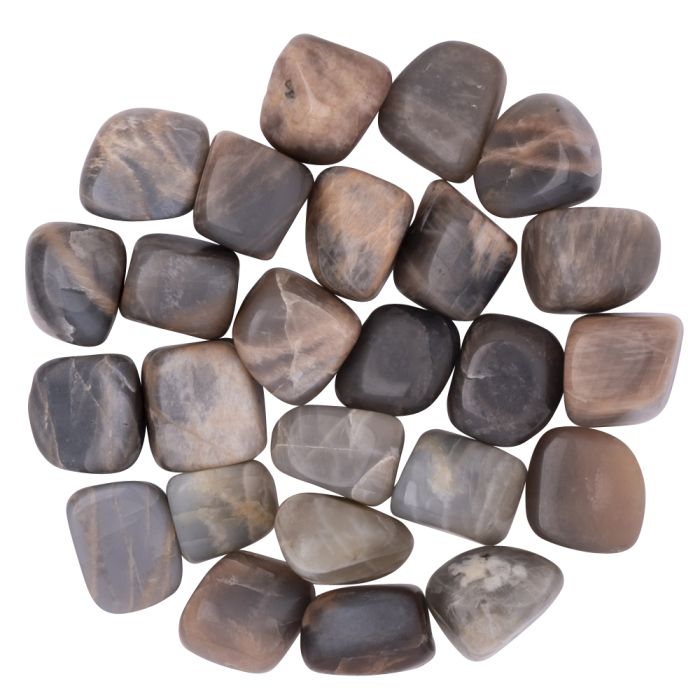 Black Moonstone Tumblestone Refill (25pcs) NETT