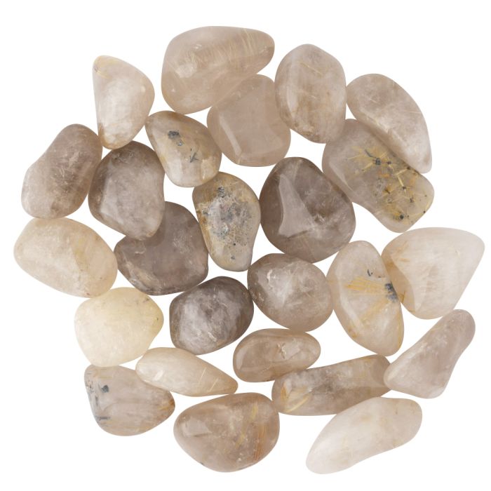 Rutilated Quartz Tumblestone Refill (25pcs) NETT