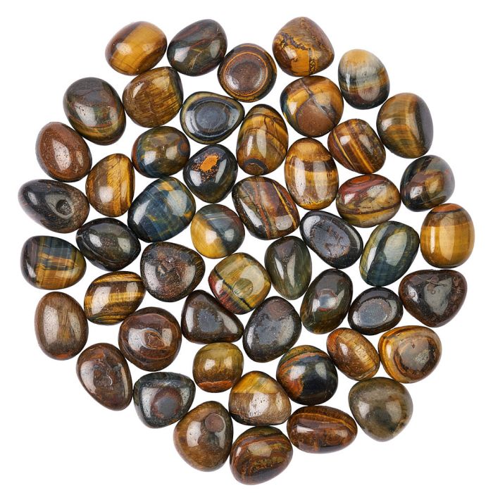 Tigers Eye Variegated Tumblestone Refill (50pcs) NETT