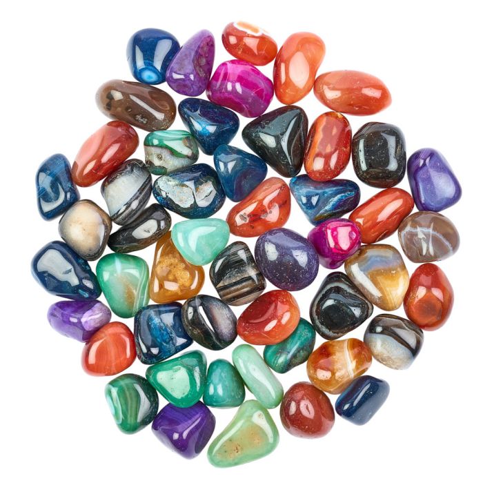 Mixed Agate Tumblestone Refill (50pcs) NETT