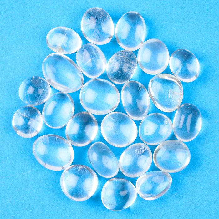 Rock Crystal (Clear Quartz) Deluxe Tumblestone Refill (25pcs) NETT