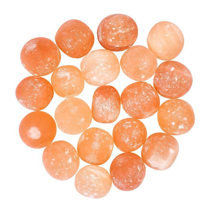 Orange Selenite Tumblestone Refill (20pcs)