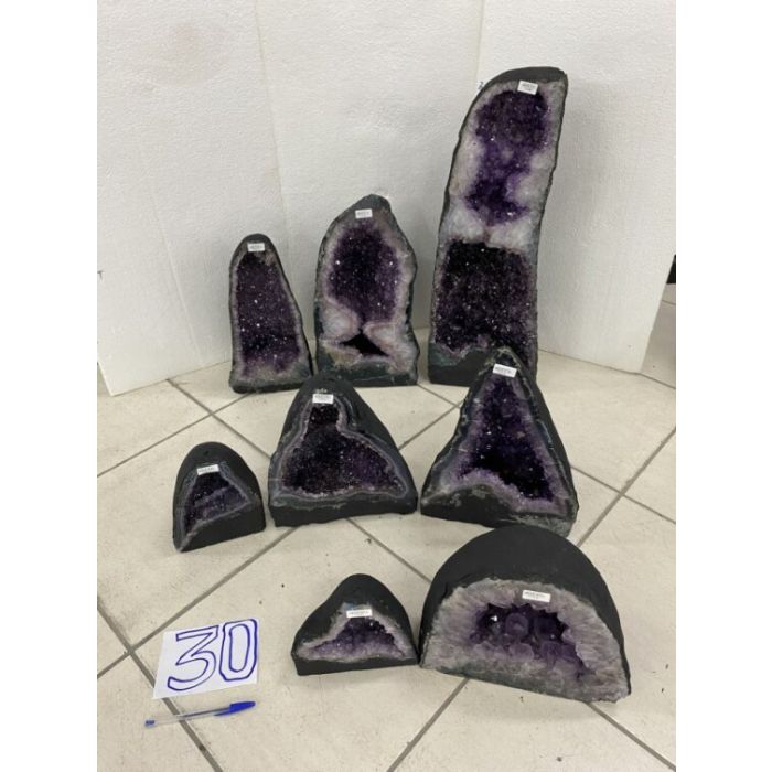 Amethyst Cathedral Crate No.30, 132.9kg (8pcs) NFD (PRE-ORDER)