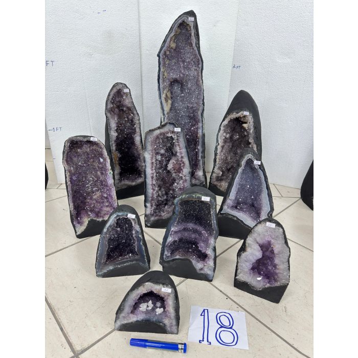 Amethyst Cathedral Crate No.18. 173.2KG (10PCS) PREORDER