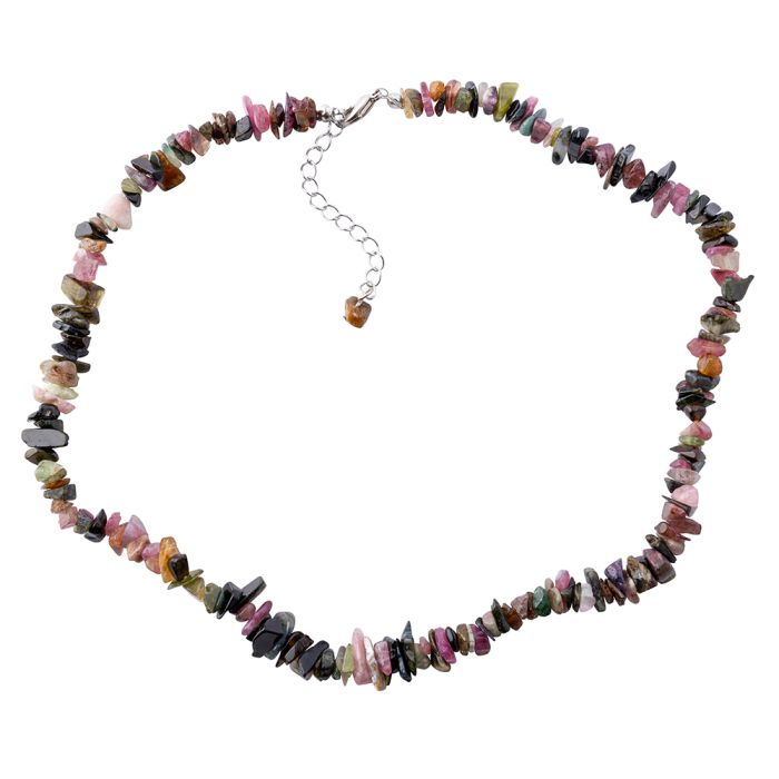 18" Tourmaline Chip Necklace & Ext Chain (1pc) NETT