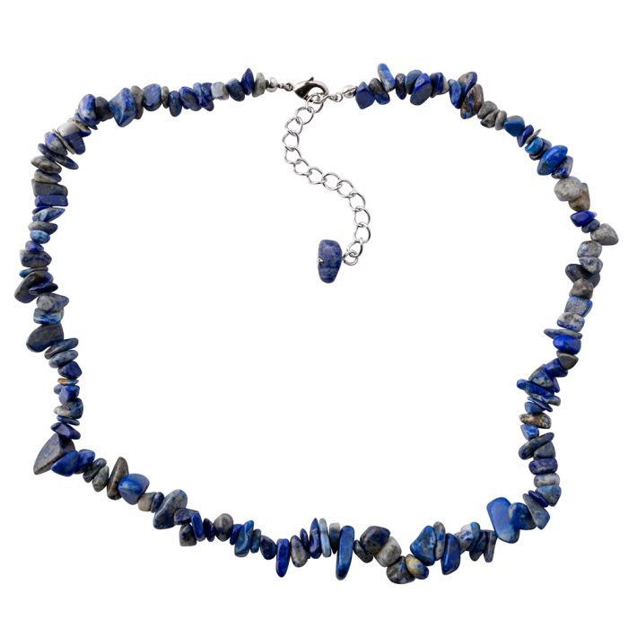 18" Lapis Chip Necklace & Ext Chain (1pc) NETT