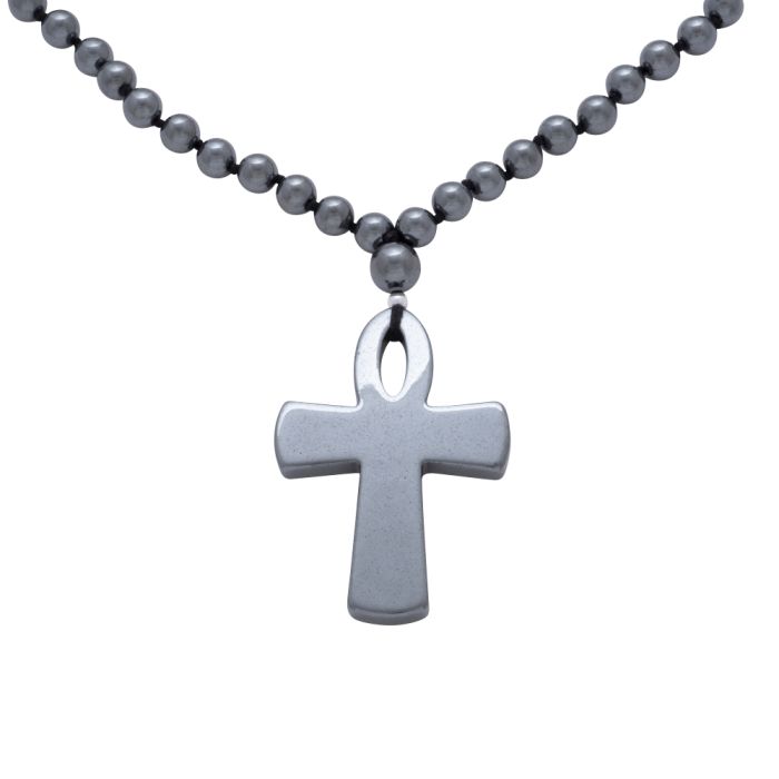 Hematine Necklace w/Ankh (1pcs) NETT